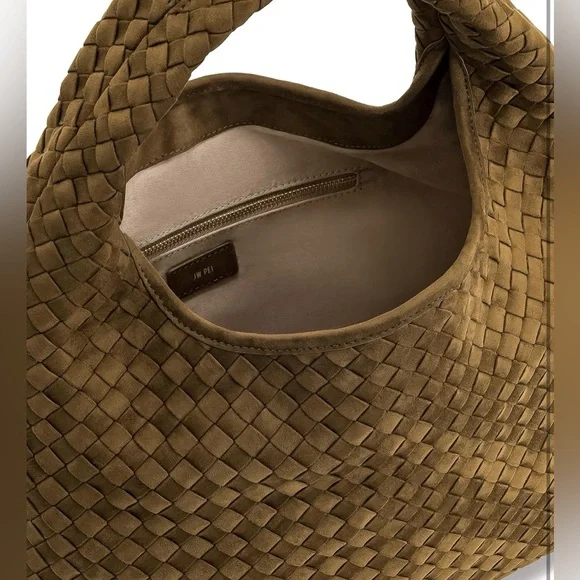 JW PEI Laura Elegant Olive green Woven Handbag - Picture 4 of 11